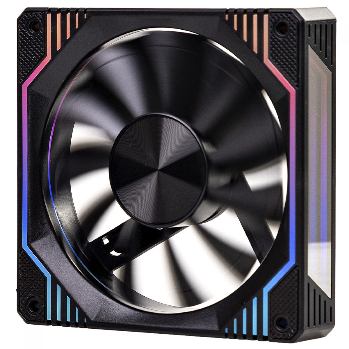 Cooler Para Gabinete Round5 Windforce Black, ARGB, 120mm, PWM, Preto, R5-WINDFORCE-FW-B-2236