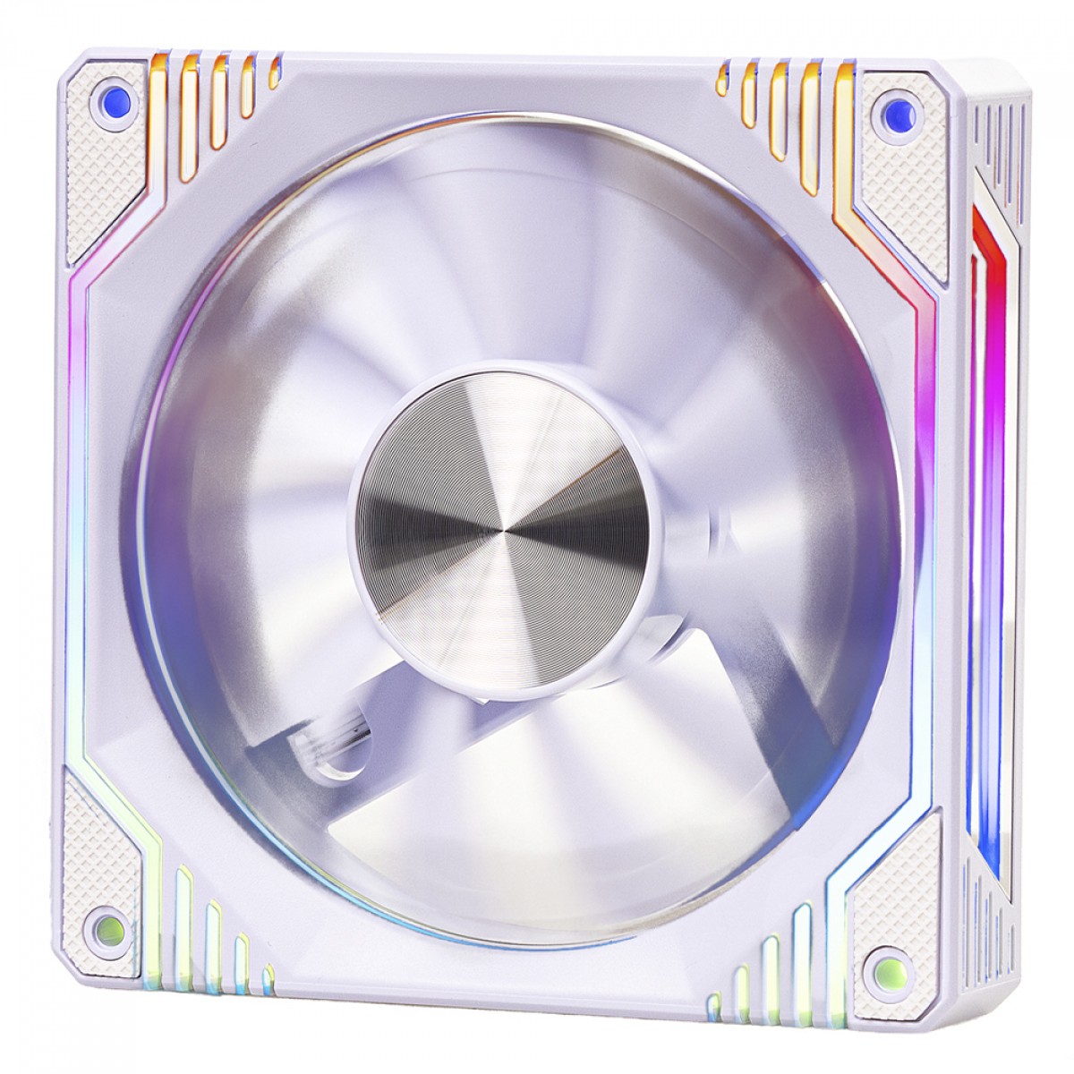 Cooler Para Gabinete Round5 Windforce White, ARGB, 120mm, PWM, Branco, R5-WINDFORCE-FW-W-2237