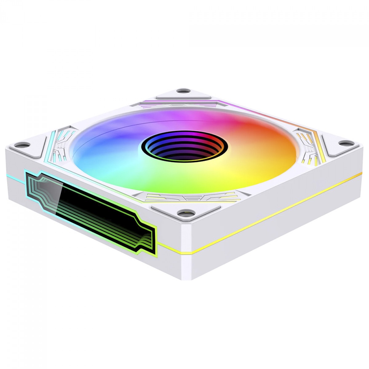 Cooler Para Gabinete Ryvel Aspen White, ARGB, 120mm, Branco, RY-FN-AP-WT-5V