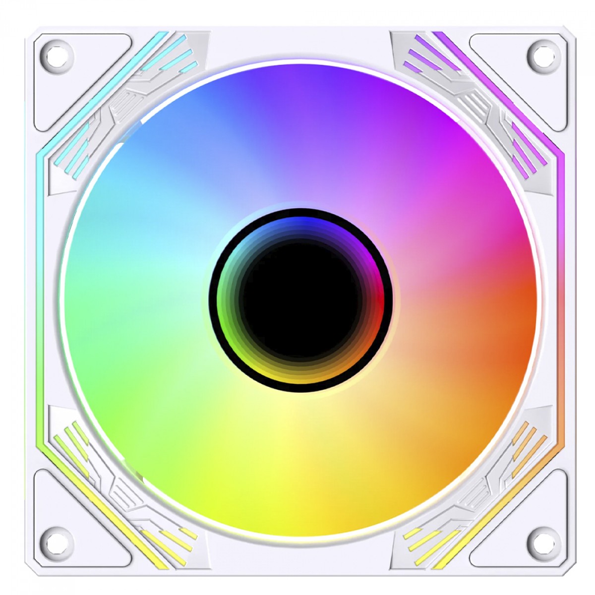 Cooler Para Gabinete Ryvel Aspen White, ARGB, 120mm, Branco, RY-FN-AP-WT-5V