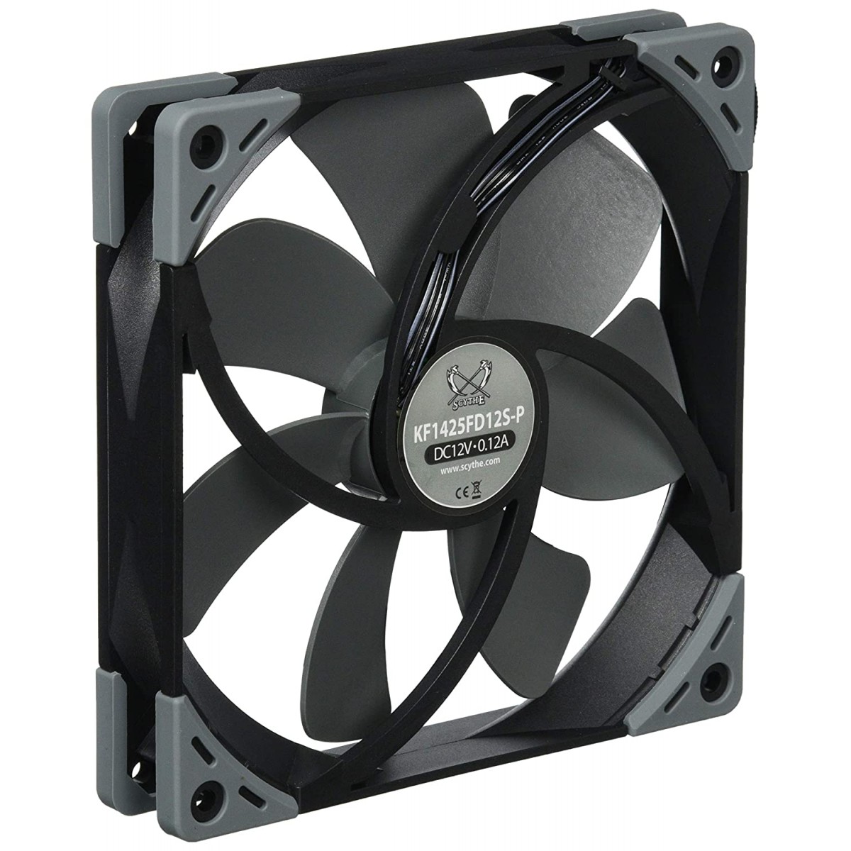 Cooler para Gabinete Scythe Kaze Flex 140, 140mm 1200 RPM, KF1425FD12S-P