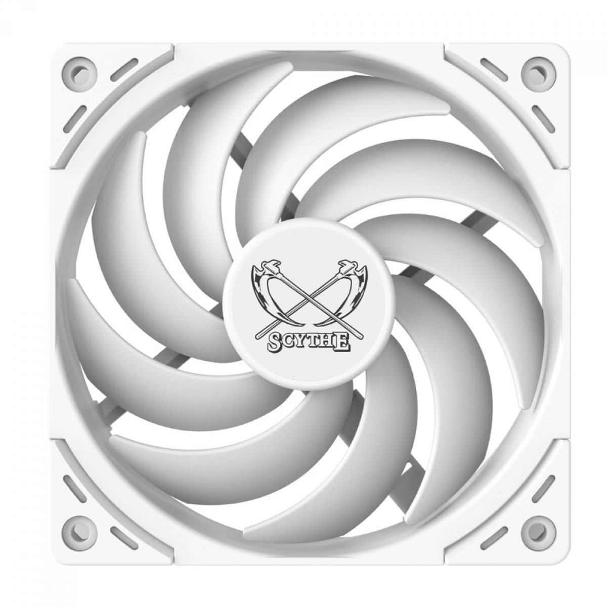 Cooler Para Gabinete Scythe Wonder Snail, 120mm, 2400RPM, PWM, Branca, WS1225FD24W-P