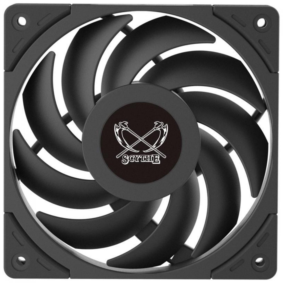 Cooler Para Gabinete Scythe Wonder Tornado, 120mm, 2500 RPM, Preto, WT1225FD25-P
