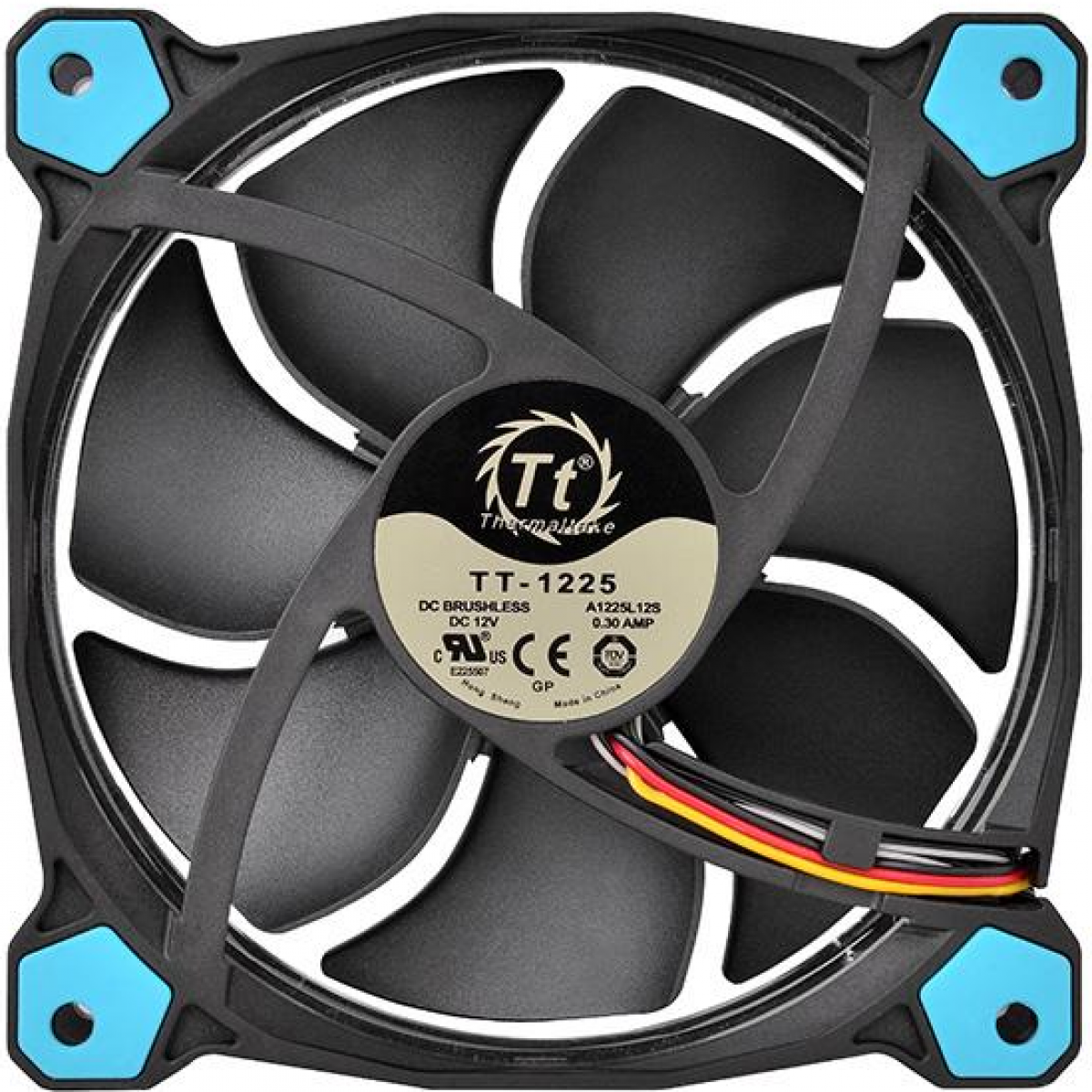 Cooler Para Gabinete Thermaltake Riing 14, LED Blue 140mm, CL-F039-PL14BU-A