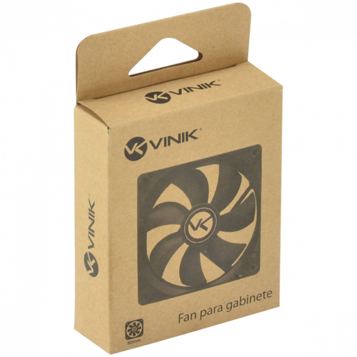 Cooler Para Gabinete Vinik CF80, 80mm, Preto