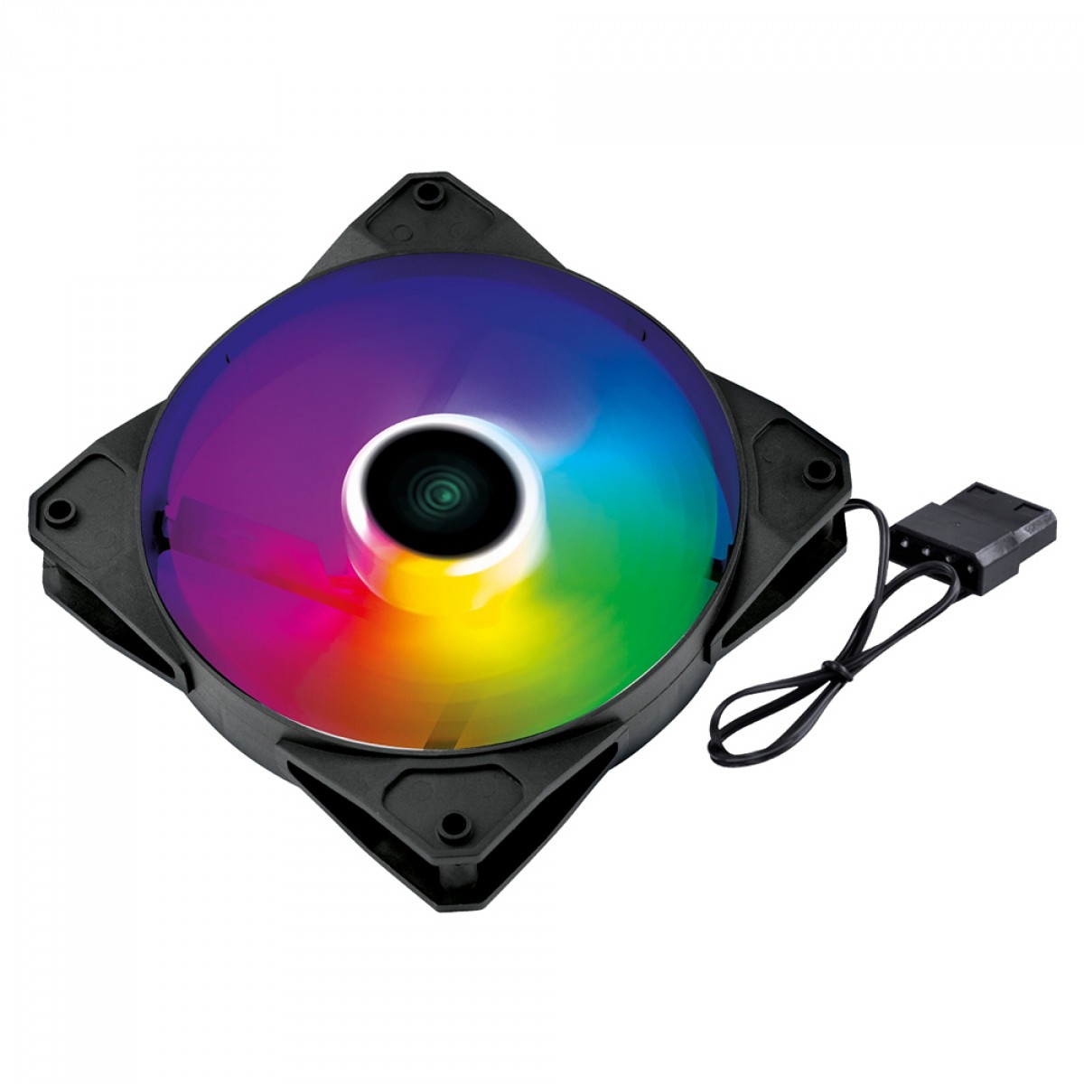 Cooler Para Gabinete Vinik V.Ring 5.0 Full Blade, 120mm, LED Fixo 5 Cores, VRINGFBFX5