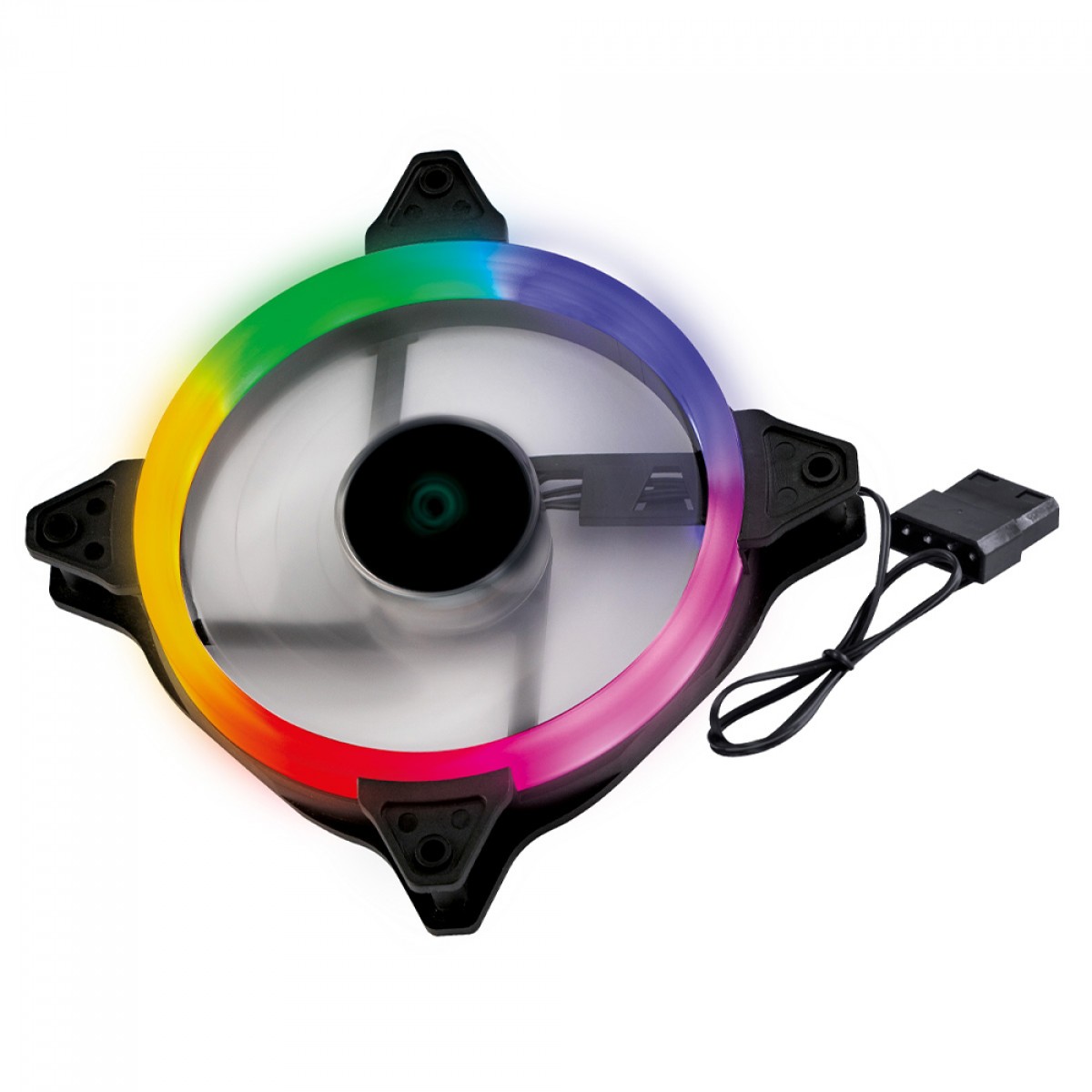 Cooler Para Gabinete Vinik V.Ring 5.0 Full Halo, 120mm, LED Fixo 5 Cores, VRINGFHFX5