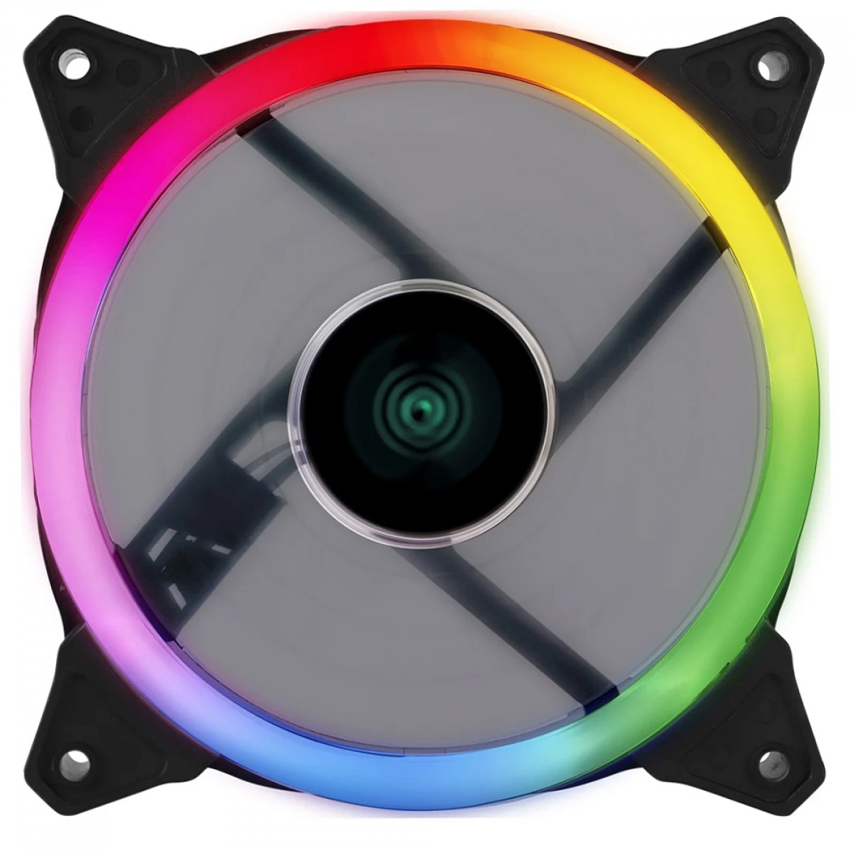 Cooler Para Gabinete Vinik V.Ring 5.0 Full Halo, 120mm, LED Fixo 5 Cores, VRINGFHFX5