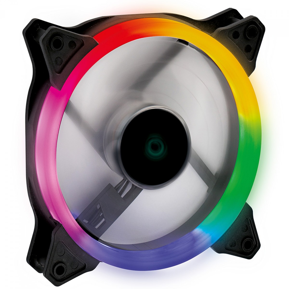 Cooler Para Gabinete Vinik V.Ring 5.0 Full Halo, 120mm, LED Fixo 5 Cores, VRINGFHFX5