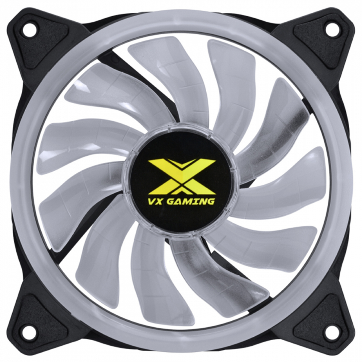 Cooler Para Gabinete Vinik VX Gaming V.RING, Led Branco, 120mm, VRINGW