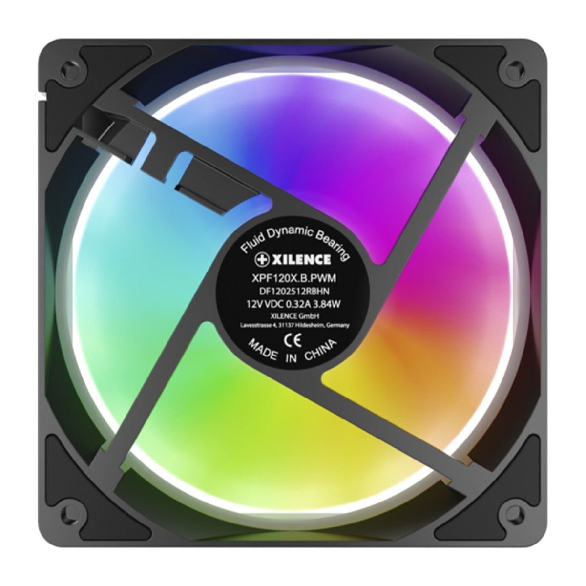 Cooler Para Gabinete Xilence XF083 | XPF120X.ARGB, 120mm, PWM, Preto