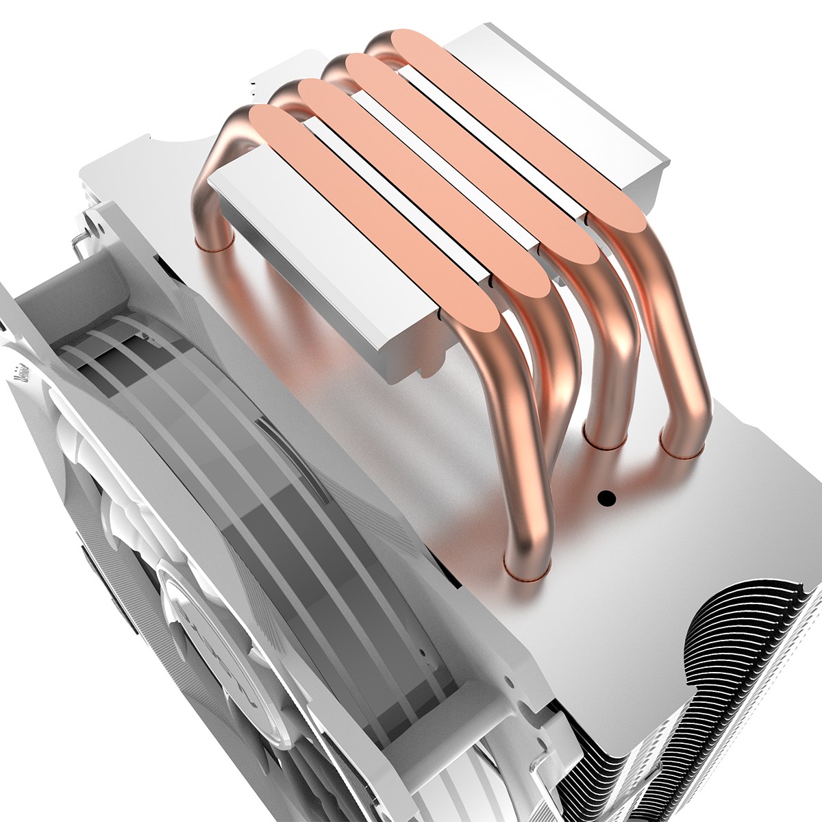 Cooler para Processador Alseye MAX120, 120mm, RGB, White, Intel-AMD