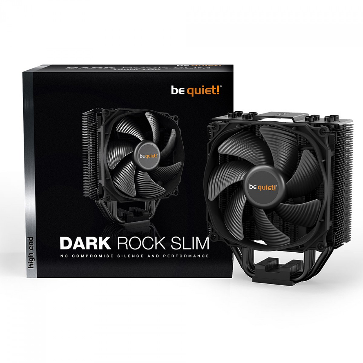 Cooler Para Processador Be Quiet Dark Rock Slim, 120mm, Intel/AMD, Black, BK024 - Open Box