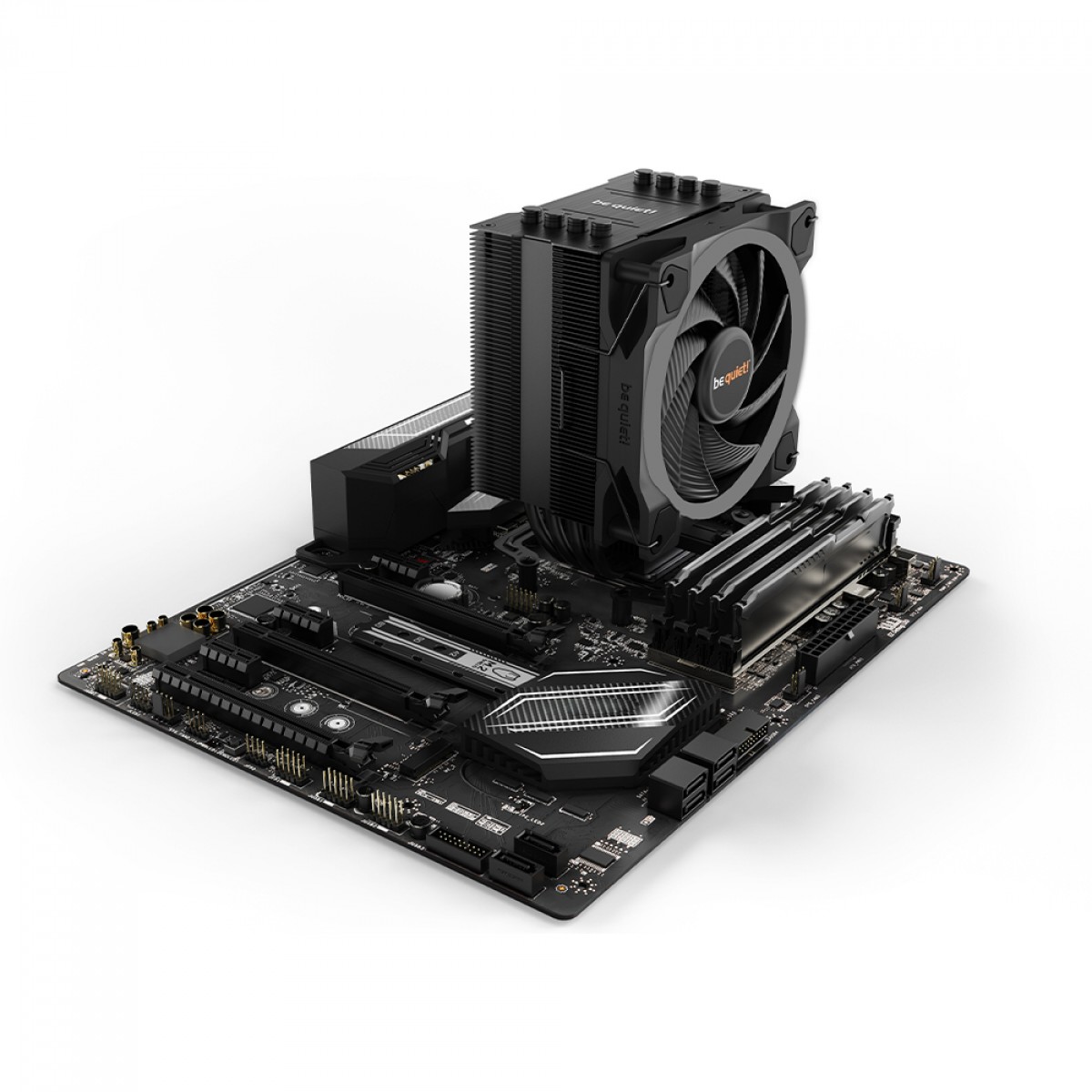 Cooler Para Processador Be Quiet Pure Rock 2 FX, ARGB, 120mm, Intel/AMD, Black, BK033