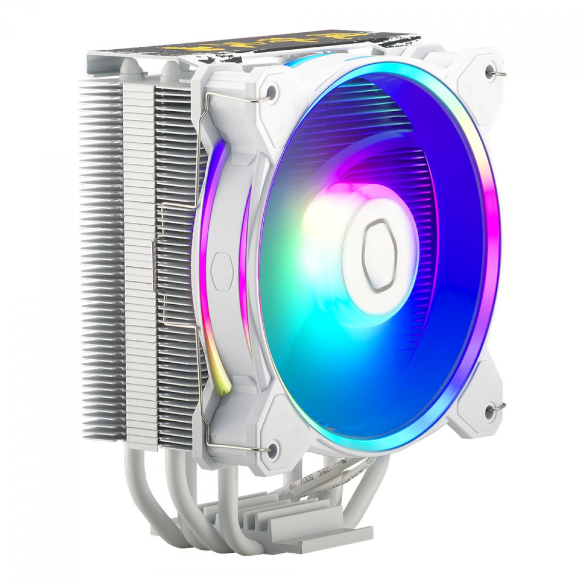 Cooler Para Processador Cooler Master Hyper 212 Halo SF6 Ryu White, 120mm, Intel-AMD, ARGB, RR-S4WW-20PA-RY