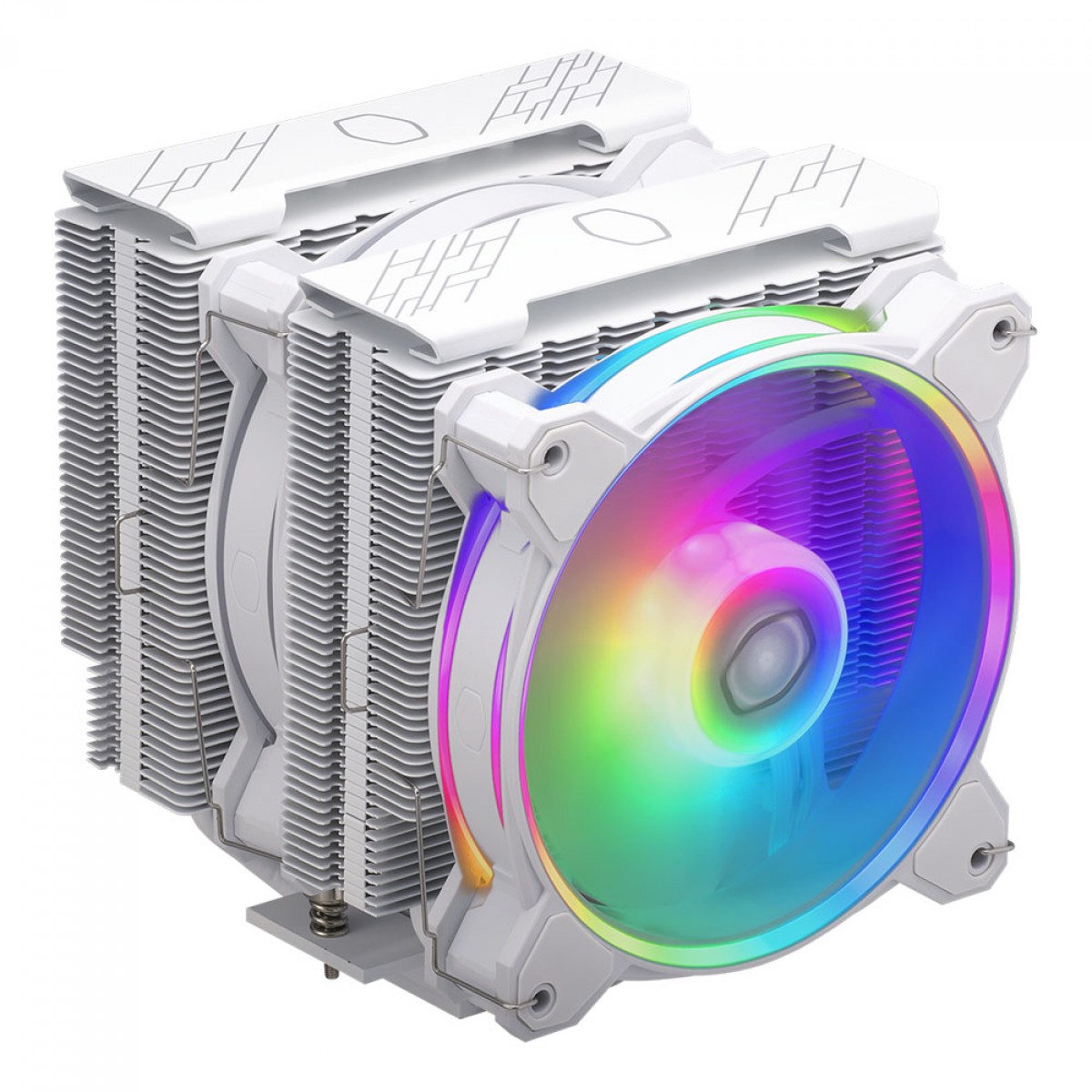 Cooler Para Processador Cooler Master Hyper 622 Halo White, ARGB, 120mm, Intel-AMD, RR-D6WW-20PA-R1