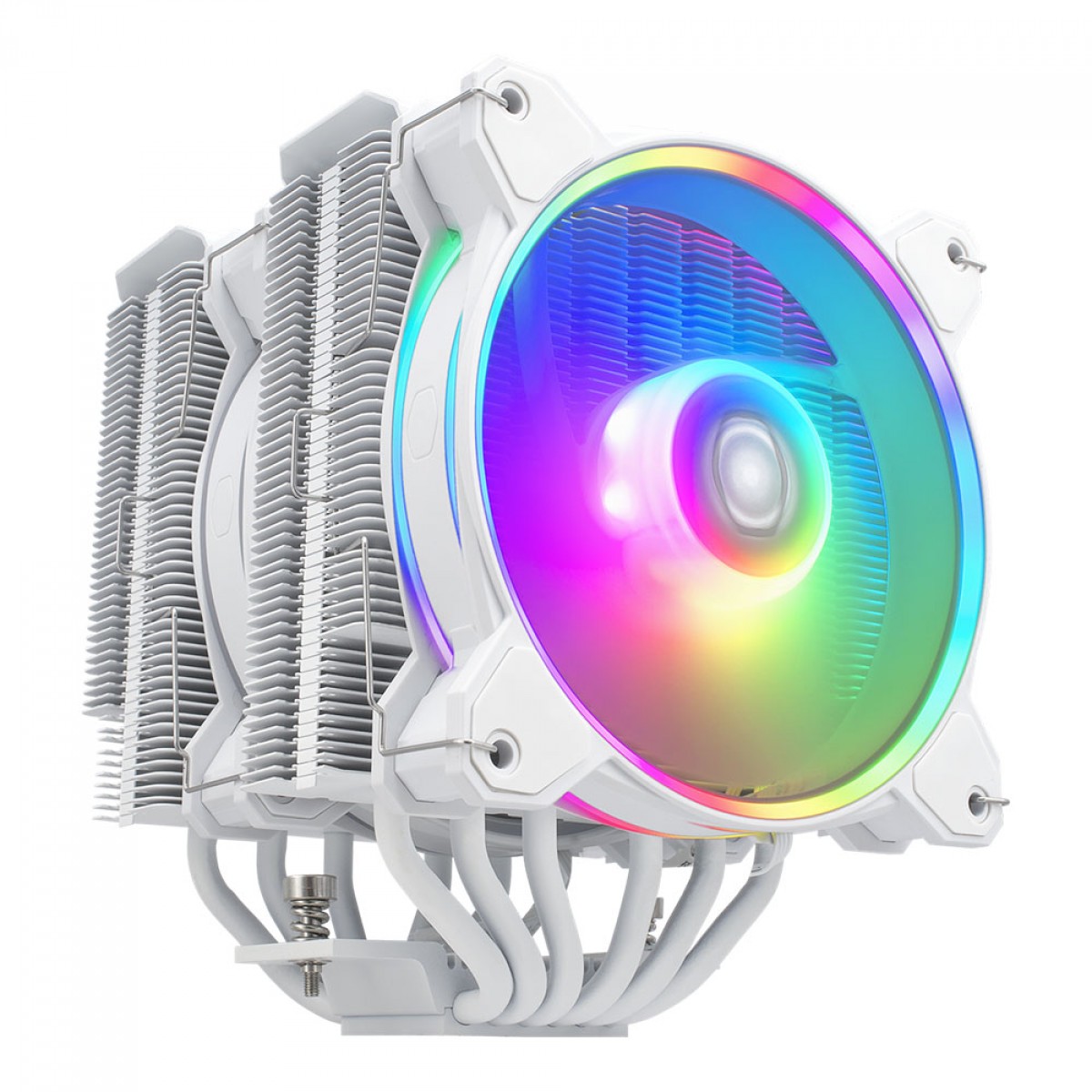 Cooler Para Processador Cooler Master Hyper 622 Halo White, ARGB, 120mm, Intel-AMD, RR-D6WW-20PA-R1