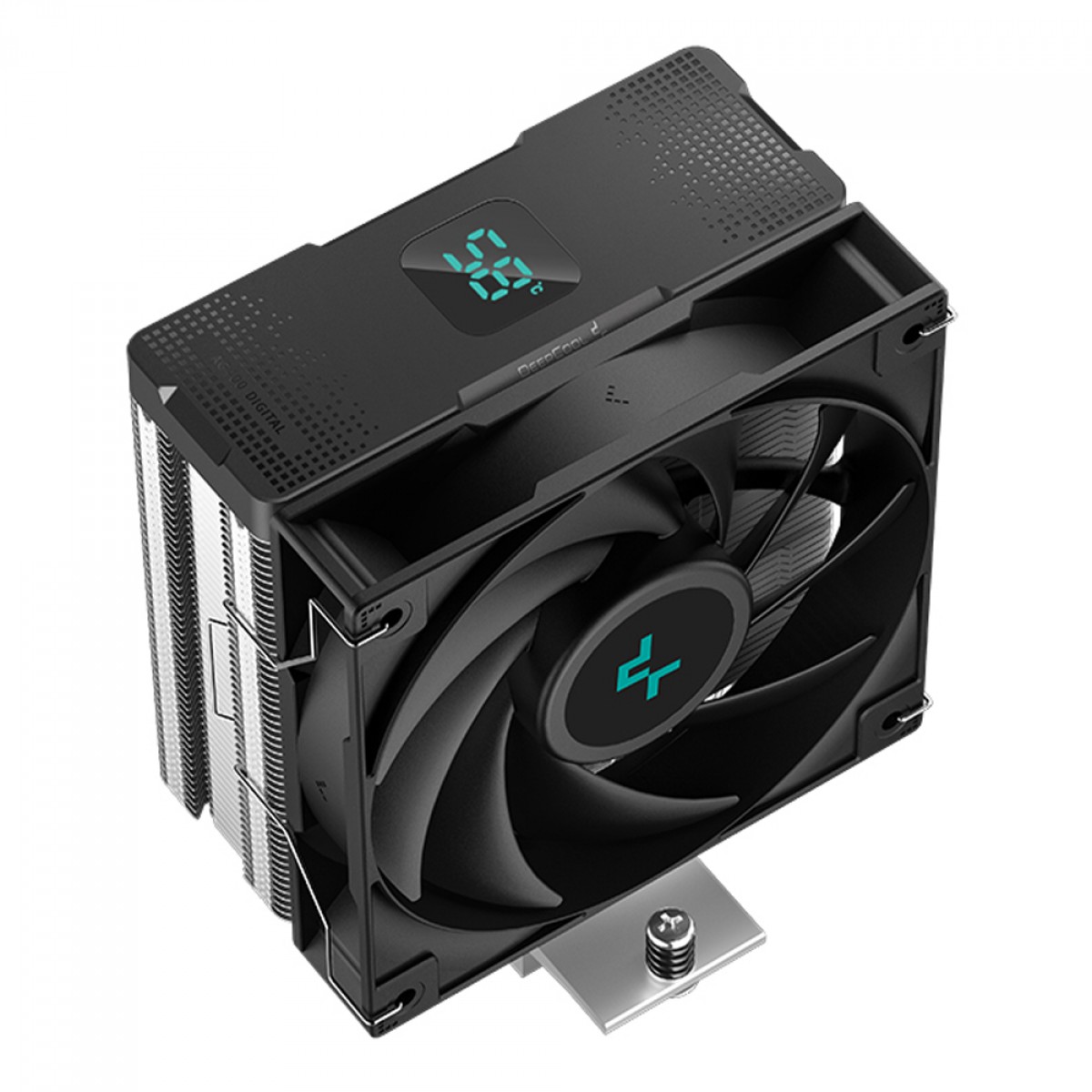 Cooler para Processador DeepCool AG400 Digital, 120mm, Intel-AMD, Black, R-AG400-BKNDMN-G-1