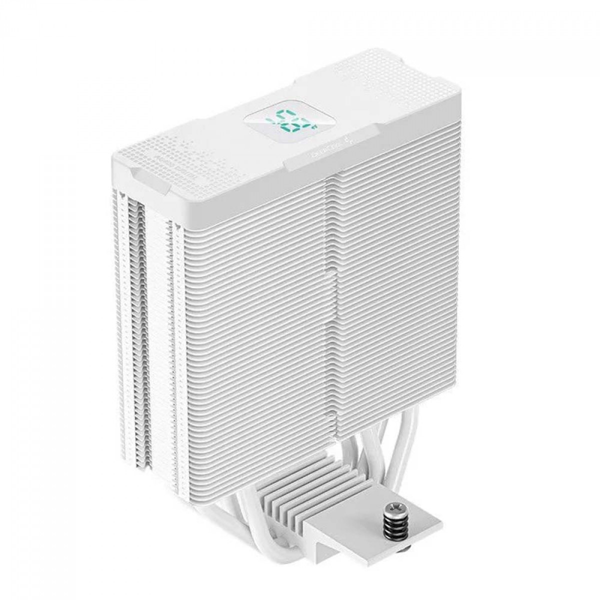 Cooler para Processador DeepCool AG400 DIGITAL PLUS WH, ARGB, 120mm, Intel-AMD, White, R-AG400-WHADMN-G-1