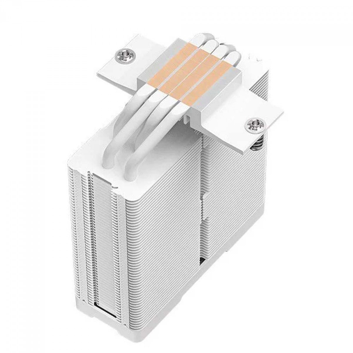 Cooler para Processador DeepCool AG400 DIGITAL PLUS WH, ARGB, 120mm, Intel-AMD, White, R-AG400-WHADMN-G-1