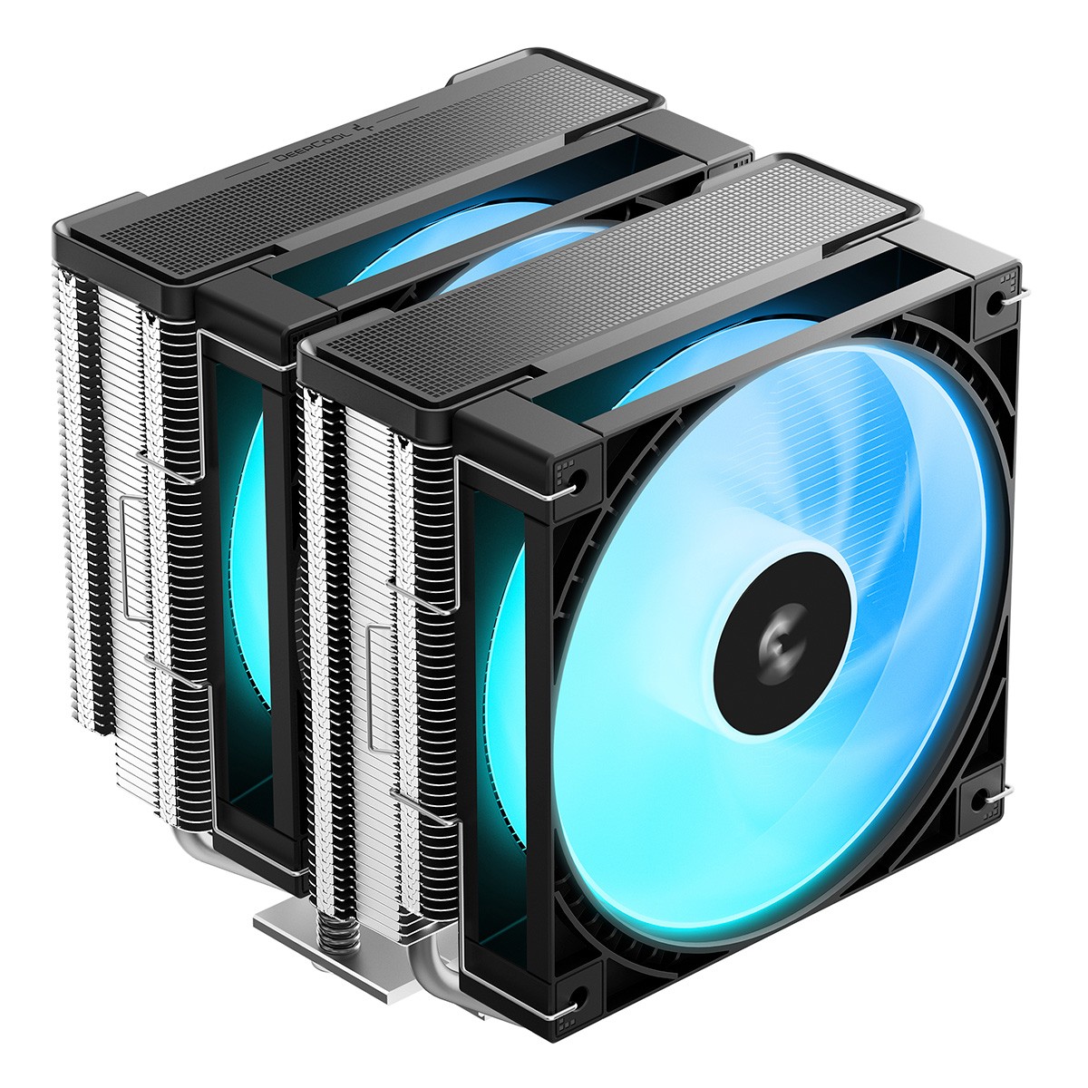 Cooler Para Processador DeepCool AG620 G2, ARGB, Torre Dupla, 120mm, PWM, Intel-AMD, Preto, R-AG620-BKAMMG2-G