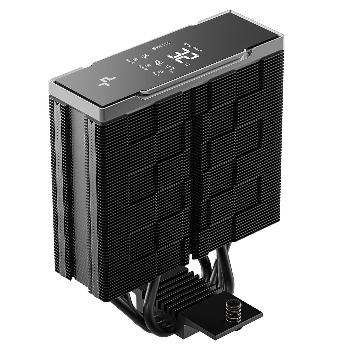 Cooler Para Processador DeepCool AK400 G2 Digital Nyx, Display LCD, 120mm, PWM, Intel-AMD, Preto, R-AK400G2-BKNNMN-GJD-1