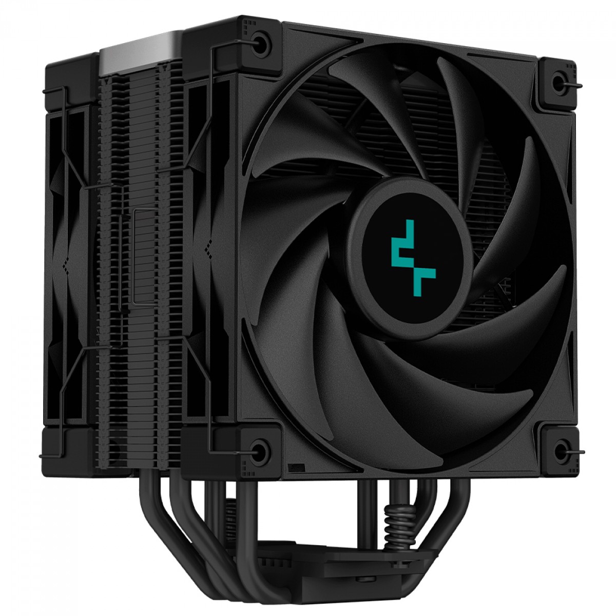 Cooler Para Processador DeepCool AK400 Zero Dark Plus, 120mm, Intel/AMD, Dual Fan, Black, R-AK400-BKNNMD-G-1