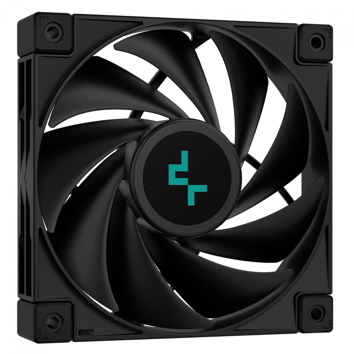 Cooler Para Processador DeepCool AK400 Zero Dark Plus, 120mm, Intel/AMD, Dual Fan, Black, R-AK400-BKNNMD-G-1