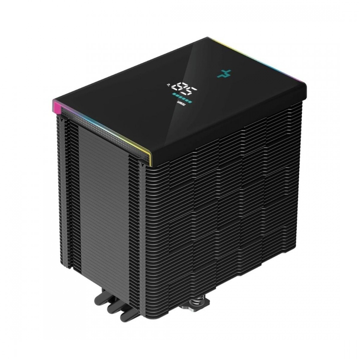 Cooler para Processador DeepCool AK500 DIGITAL, ARGB, 120mm, Intel-AMD, Black, R-AK500-BKADMN-G