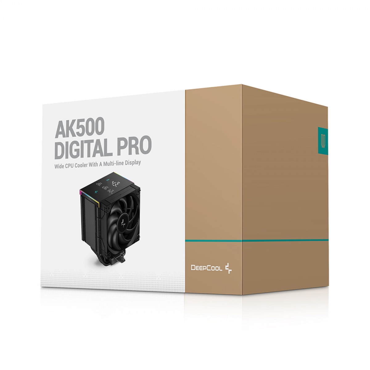 Cooler para Processador DeepCool AK500 Digital Pro, ARGB, 120mm, Intel-AMD, Preto, R-AK500-BKAPMN-G