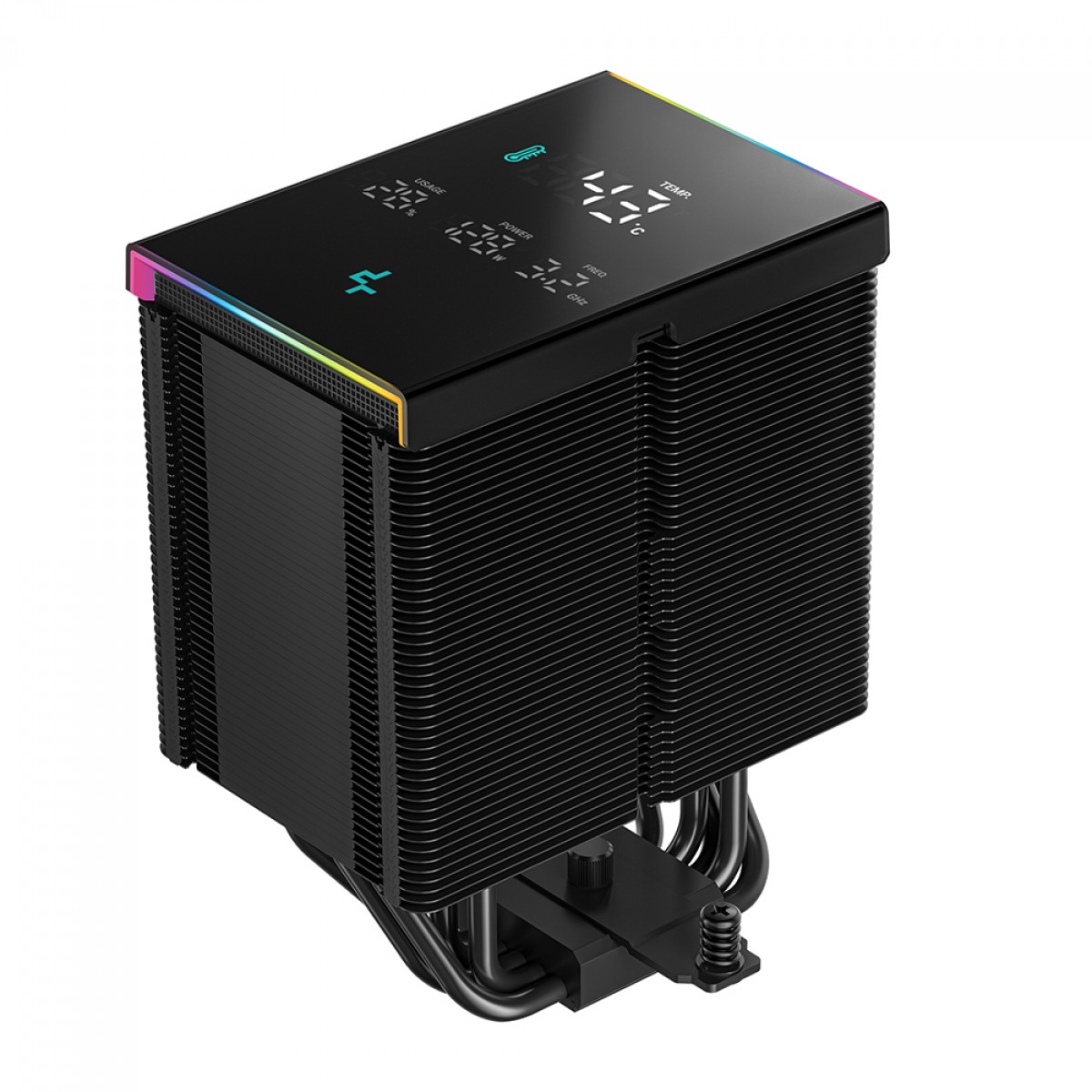 Cooler para Processador DeepCool AK500 Digital Pro, ARGB, 120mm, Intel-AMD, Preto, R-AK500-BKAPMN-G