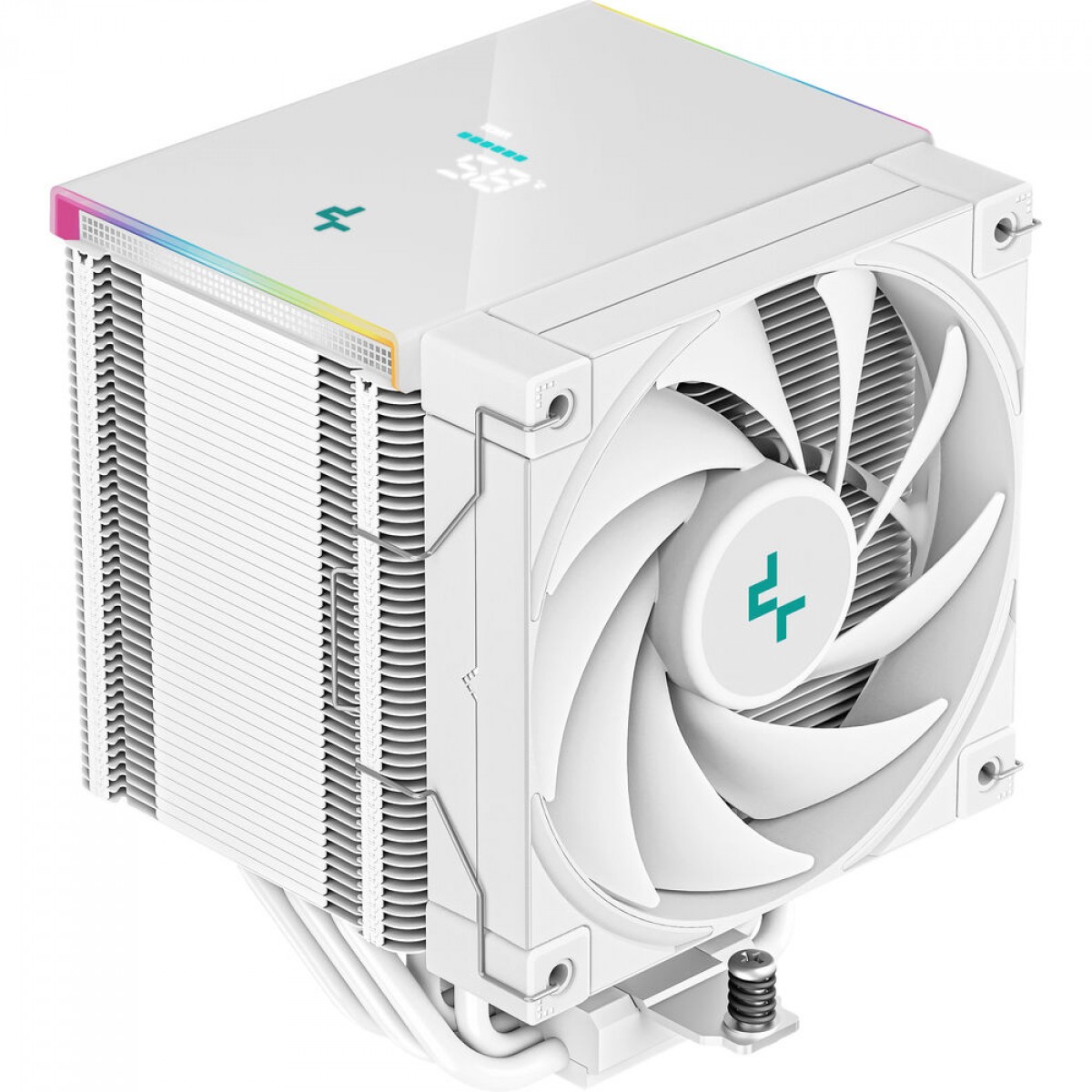Cooler para Processador DeepCool AK500 DIGITAL WL, ARGB, 120mm, Intel-AMD, White, R-AK500-WHADMN-G