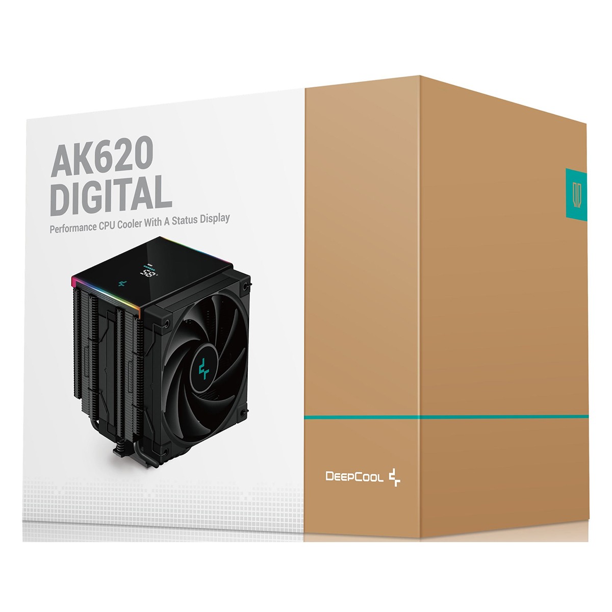 Cooler Para Processador DeepCool AK620 Digital, 120mm, Intel-AMD, Black, R-AK620-BKADMN-G