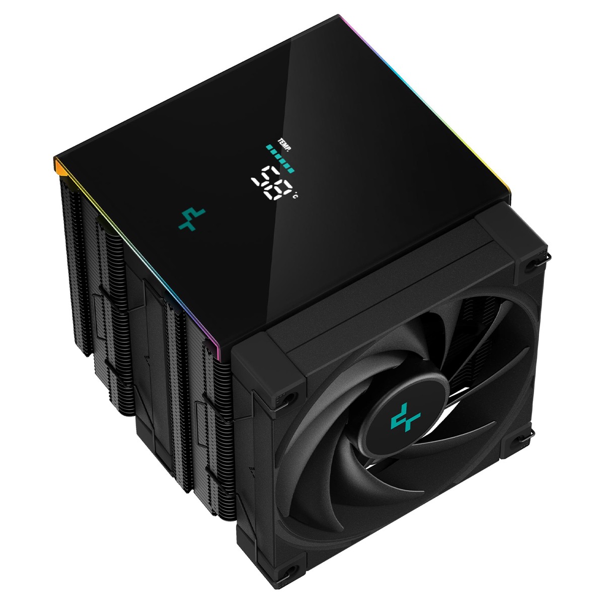 Cooler Para Processador DeepCool AK620 Digital, 120mm, Intel-AMD, Black, R-AK620-BKADMN-G