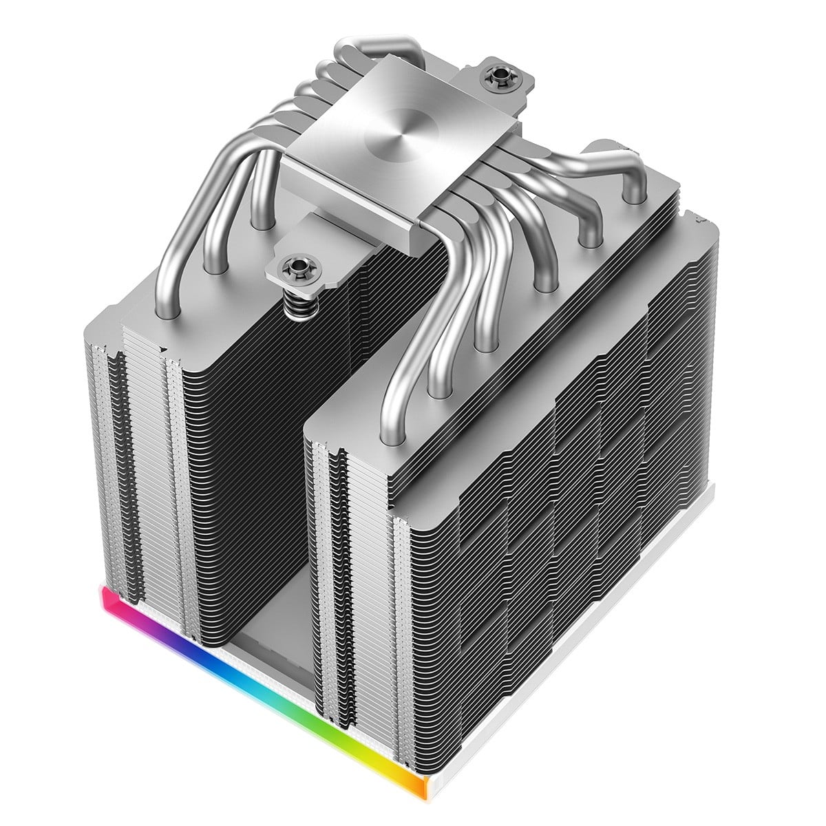 Cooler Para Processador DeepCool AK620 Digital SE, ARGB, Display LCD, Intel-AMD, Branco, R-AK620-WHADMN-GJD