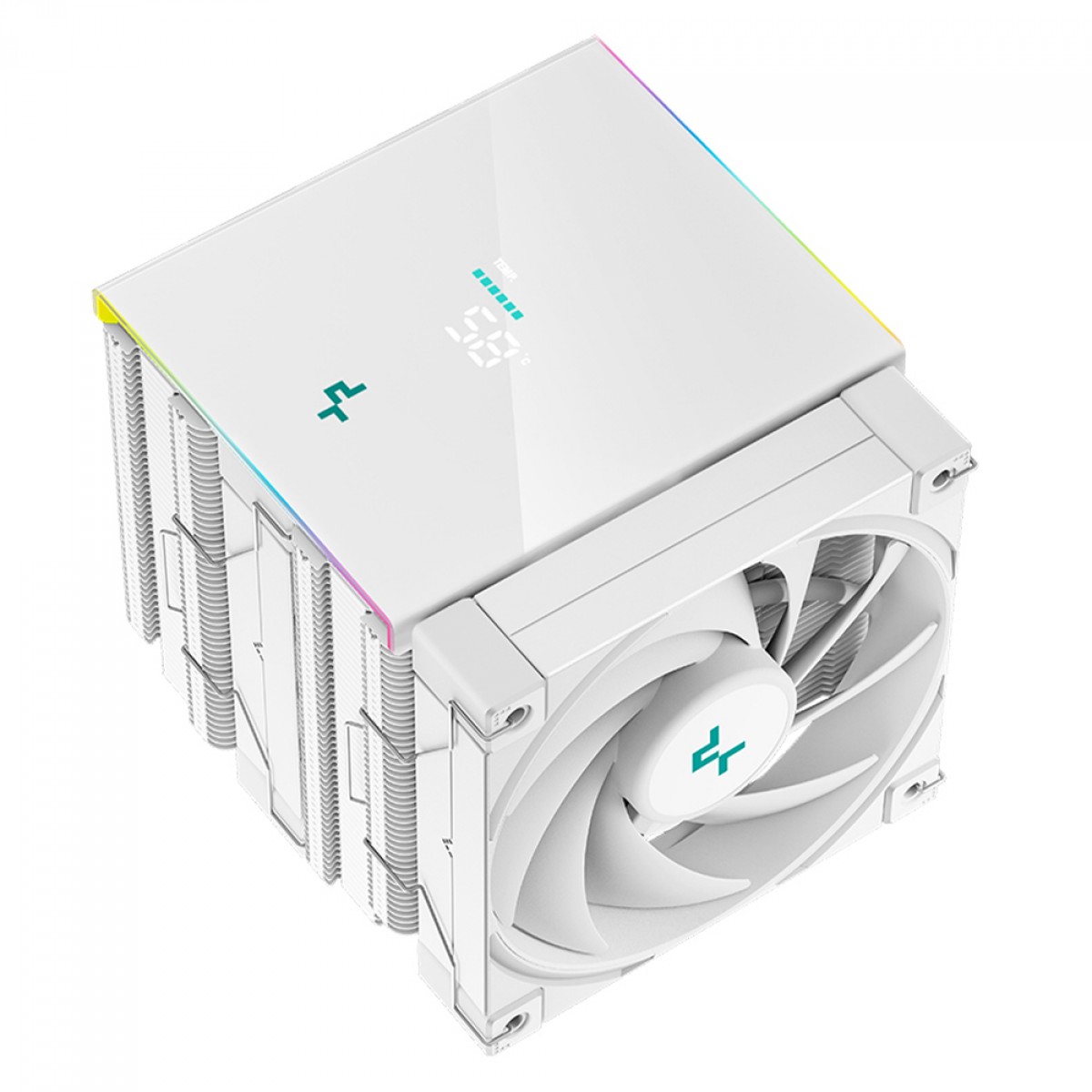 Cooler Para Processador DeepCool AK620 Digital WH, 120mm, Intel-AMD, White, R-AK620-WHADMN-G