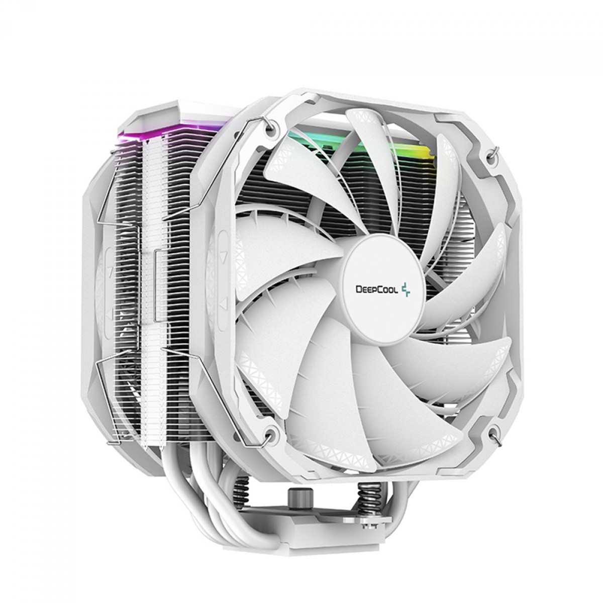 Cooler Para Processador DeepCool AS500 PLUS WH, 140mm, ARGB, Intel-AMD, White, R-AS500-WHNLMP-G