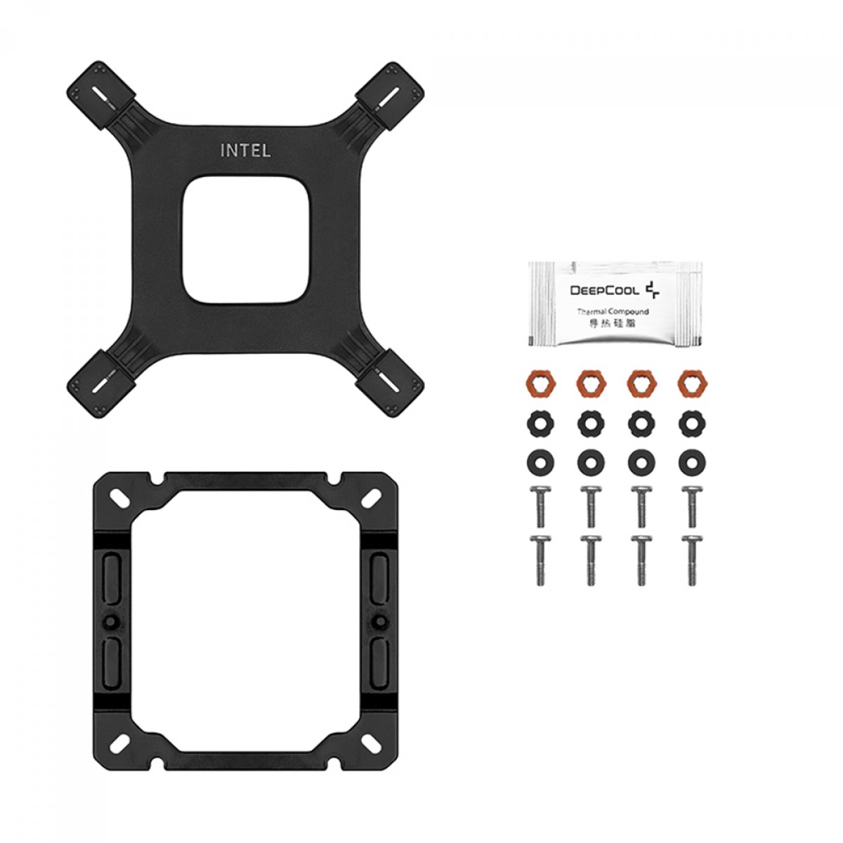 Cooler para Processador DeepCool Gammaxx AG400 BK ARGB, 120mm, Intel-AMD, R-AG400-BKANMC-G-2