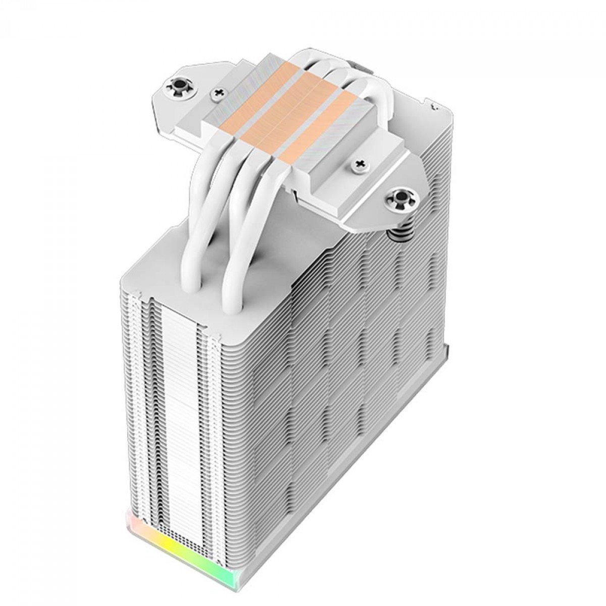 Cooler Para Processador DeepCool High Performance AK400 DIGITAL WH, 120mm, White, Intel-AMD, R-AK400-WHADMN-G
