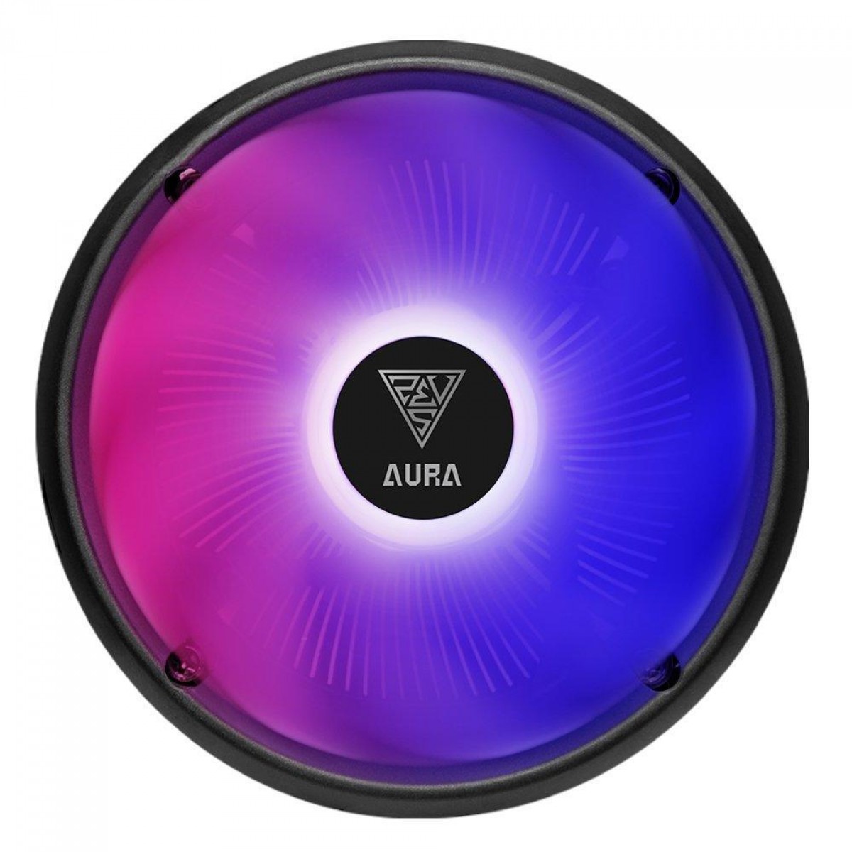 Cooler Para Processador Gamdias, AURA GA1, LED Azul e Vermelho, 120mm, Intel, Preto