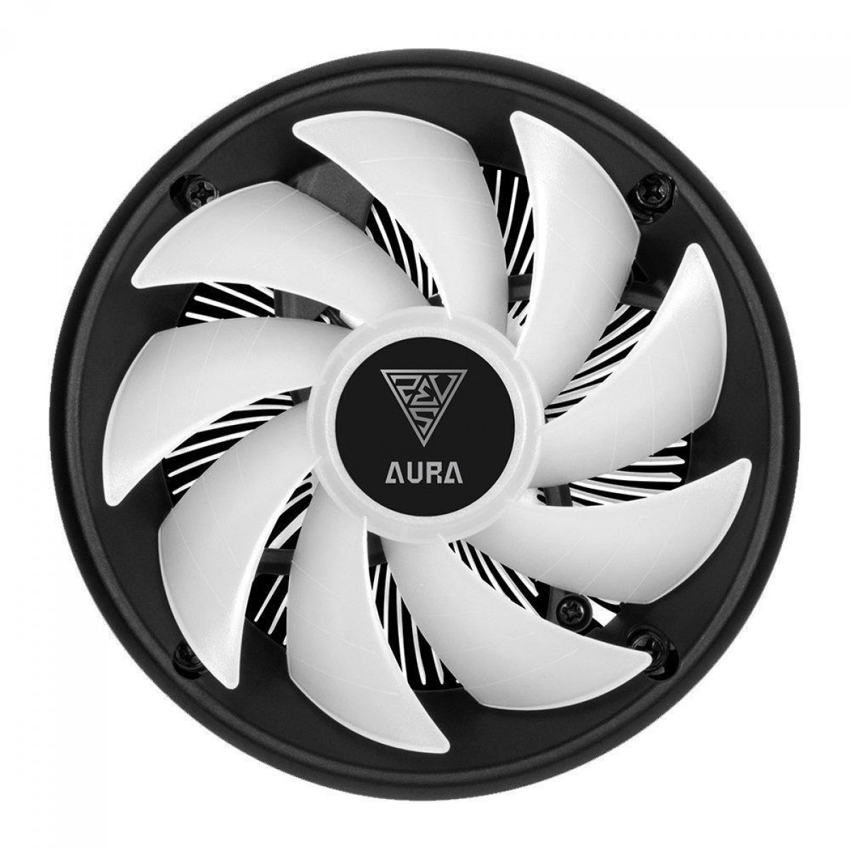 Cooler Para Processador Gamdias, AURA GA1, LED Azul e Vermelho, 120mm, Intel, Preto