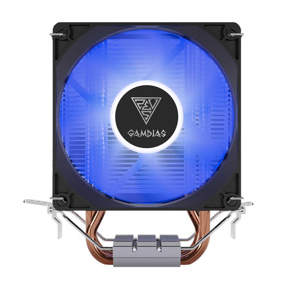 Cooler Para Processador Gamdias Boreas E1-210, LED Blue, 92mm, Intel/AMD, Black