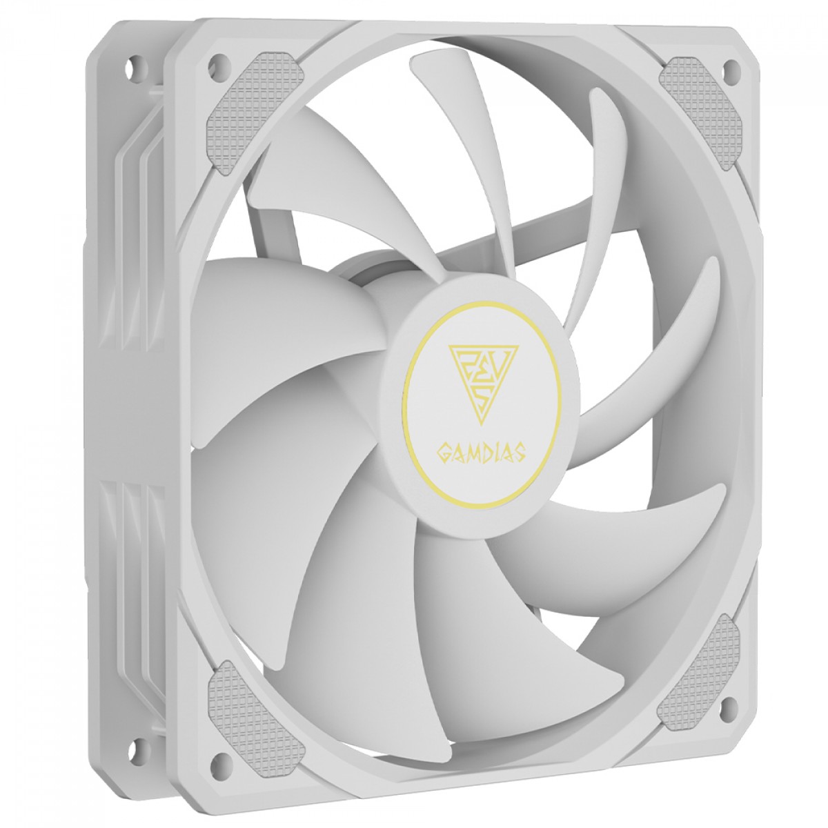 Ventirad CPU GAMDIAS BOREAS M2-51D WH - Écran Digital, 5 Caloducs Cuivre, Ventilateur 120mm PWM - Blanc