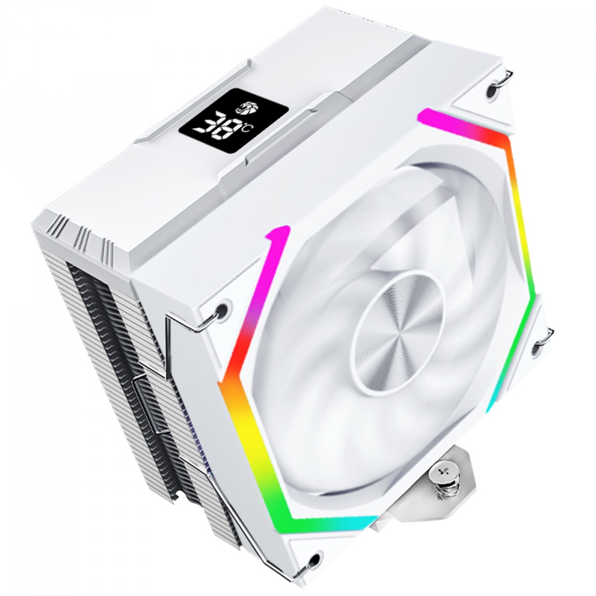 Cooler para Processador Gamemax Sigma 520 Digital N2WH, ARGB, 120mm, Intel-AMD, Branco