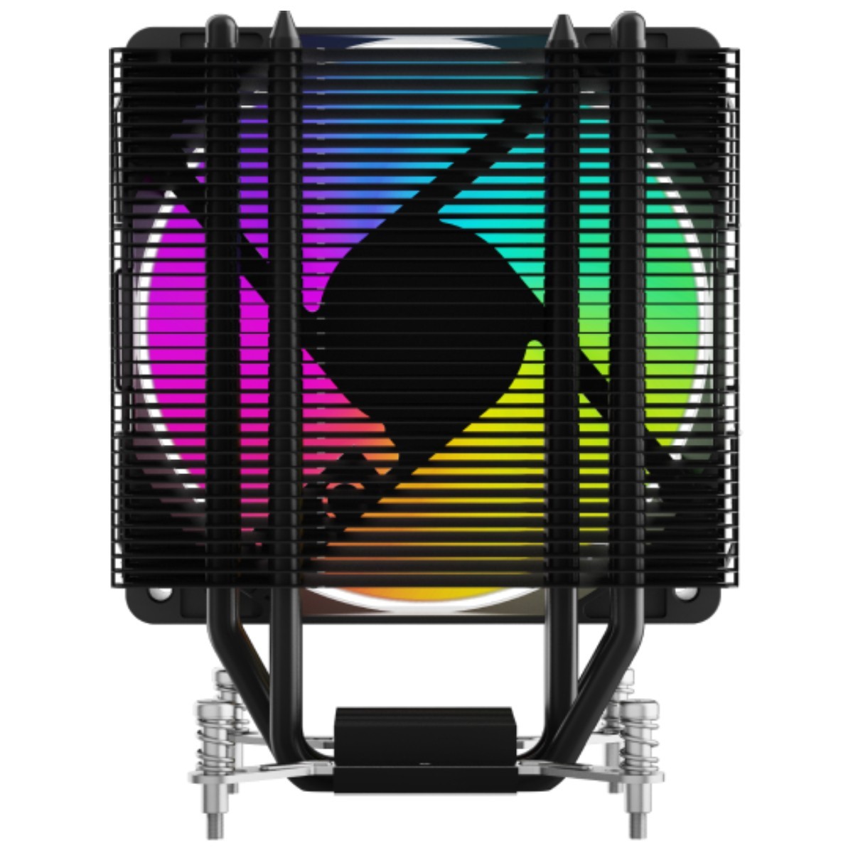 Cooler Para Processador Gamer Ninja Hayate X4 ARGB, 120mm, Intel-AMD, Preto, GN-AC-HX4HB1FIAA