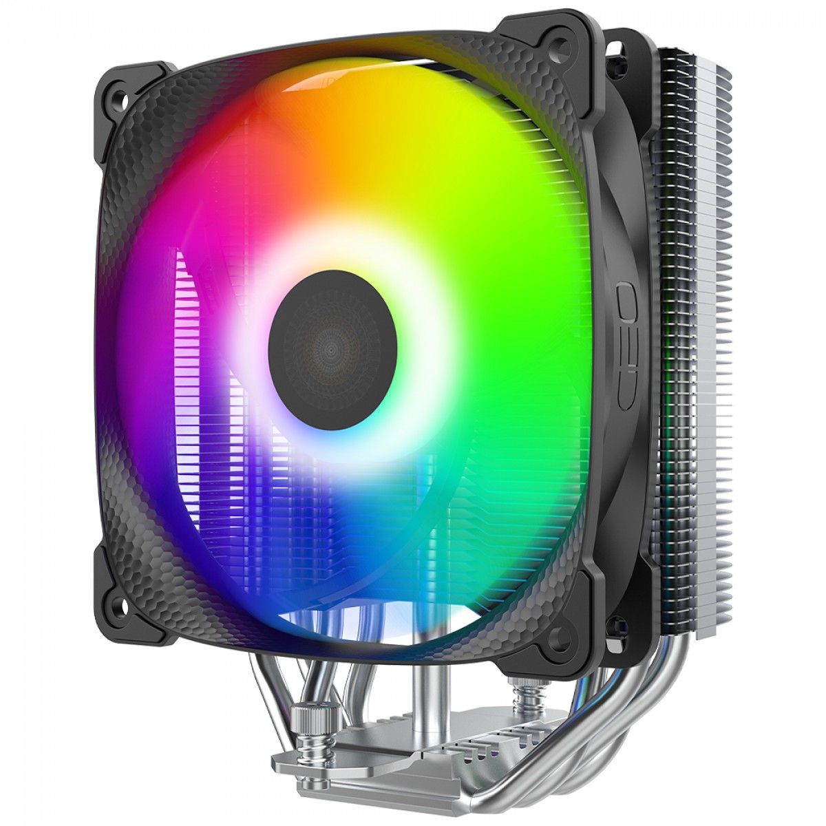 Cooler Para Processador Geometric Future Prawn, ARGB, 120mm, Intel-AMD, Preto