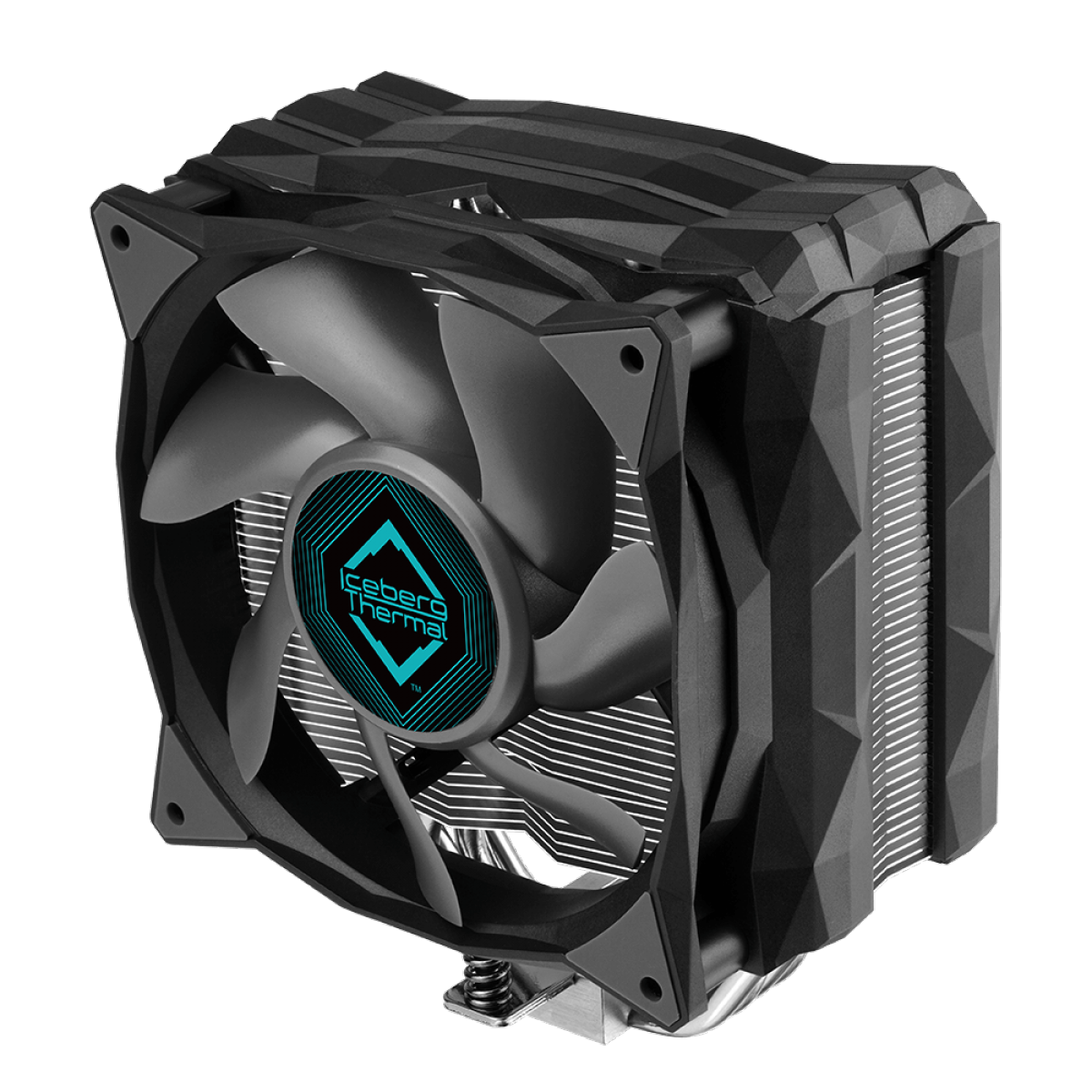 Cooler Para Processador Iceberg Thermal IceSLEET G4 Silent, 120mm, Intel-AMD, Preto, ICESLEETG4-BDD-00A