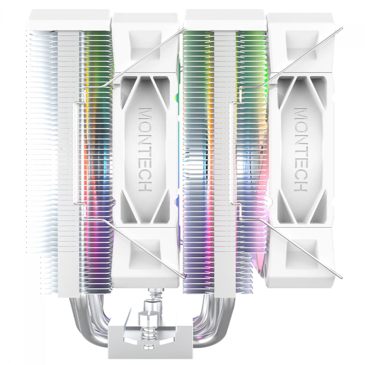 Cooler para Processador Montech NX600 ARGB, 120mm, Intel-AMD, PWM, Branco