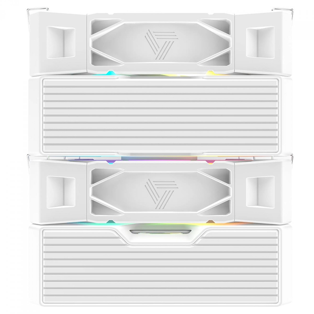 Cooler para Processador Montech NX600 ARGB, 120mm, Intel-AMD, PWM, Branco