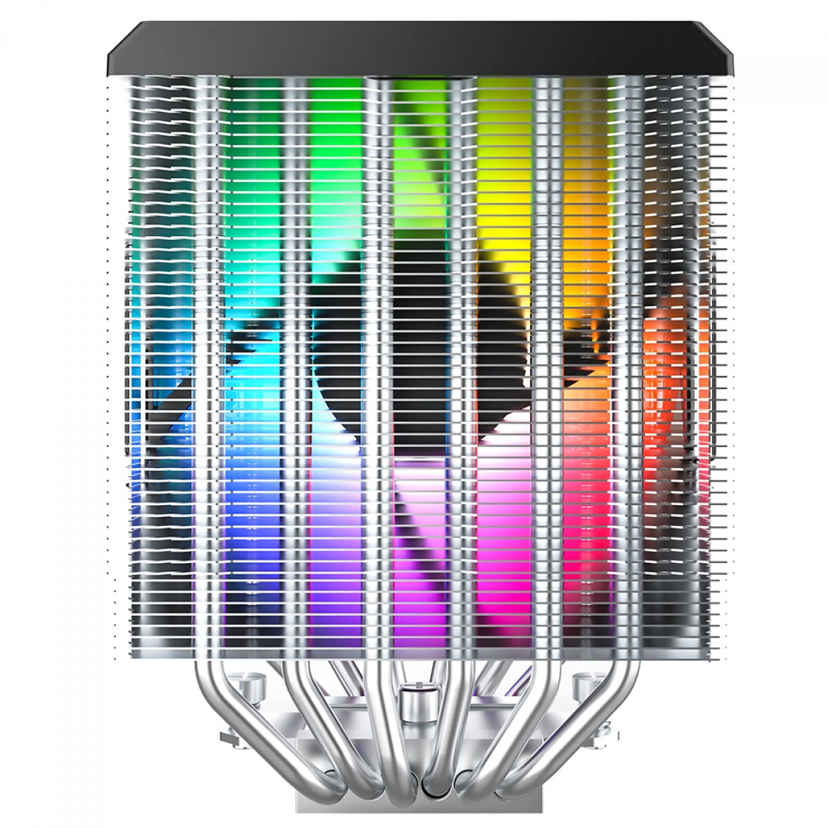 Cooler para Processador Montech NX600 ARGB, 120mm, Intel-AMD, PWM, Preto